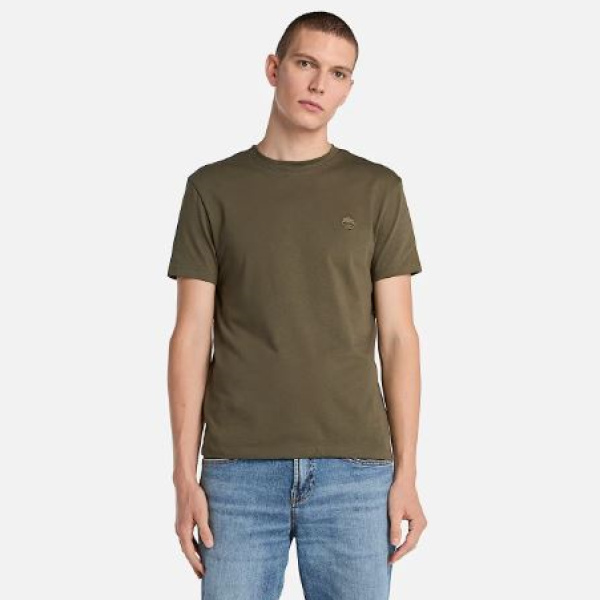 DUNSTAN RIVER Short Sleeve Tee LEAF GREEN-CASSEL EARTH