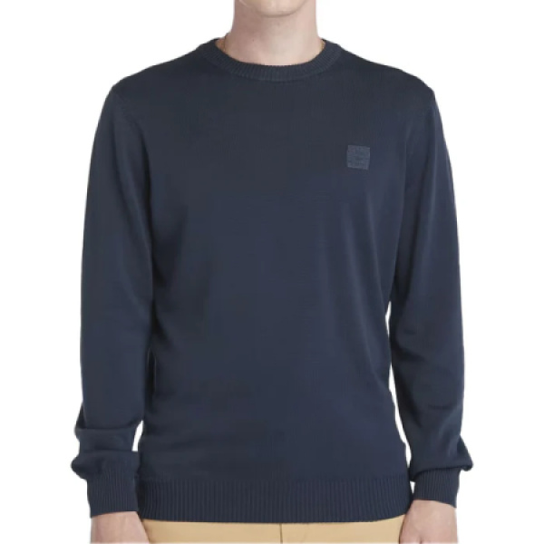 MERRYMACK RIVER Garment Dye Sweater DARK SAPPHIRE