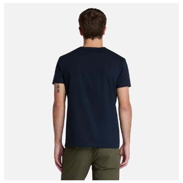 DUNSTAN RIVER V Neck Short Sleeve Tee DARK SAPPHIRE/DARK DENIM - immagine 3